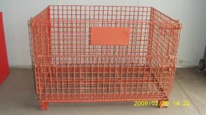China SGS Logistics Forklift Guide Steel Q235 Collapsible Metal Cage wholesale