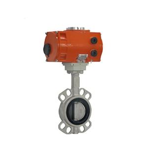 China Exid II Bt4 Explosion Proof Electric Actuated Butterfly Valve IP68 Low Pressure wholesale