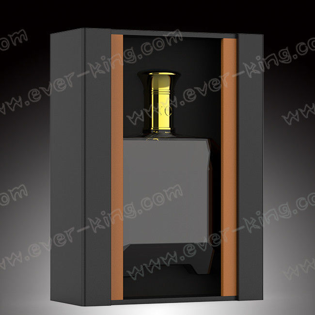 Screen Printing Rectangle Custom Glass Bottle 500 ML For Tequila