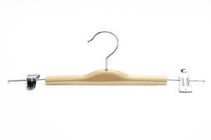 China High Grade Straight Wooden Pant Hanger wholesale
