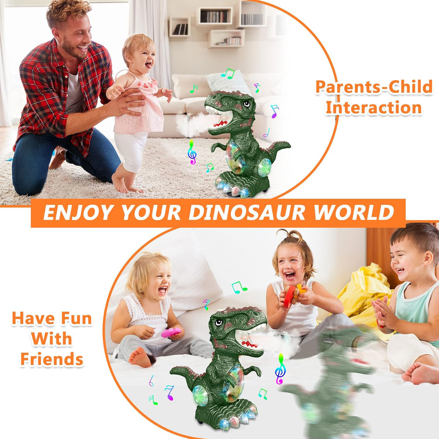 Model Decoration Dinosaur Toys Mist Spray Electric Dino Baby Toys for Kids Items