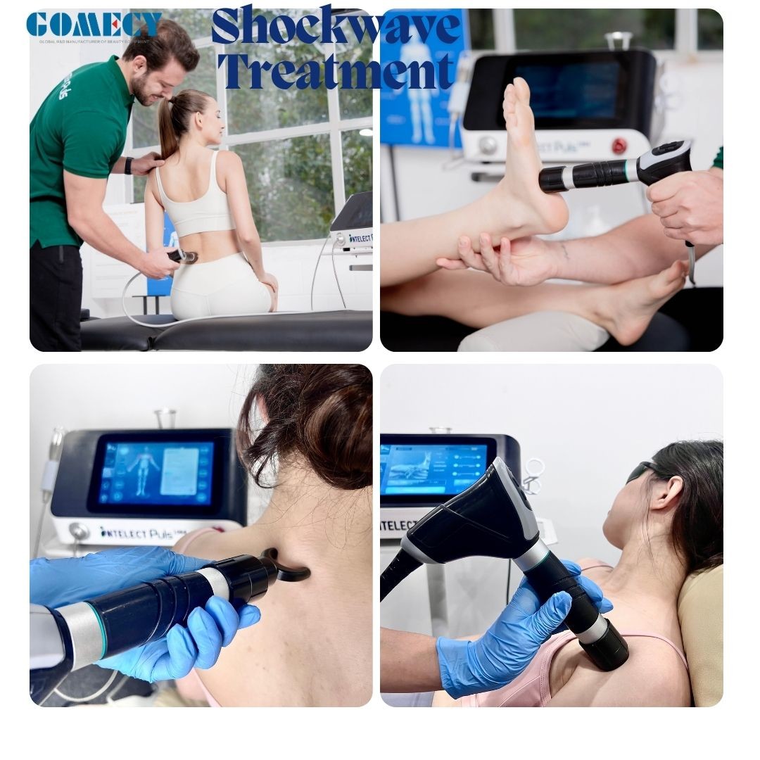 2 In 1 High Intensity Shockwave Therapy Device Physiotherapy 1064Nm Class IV High Power Therapeutic Laser For Pain Management