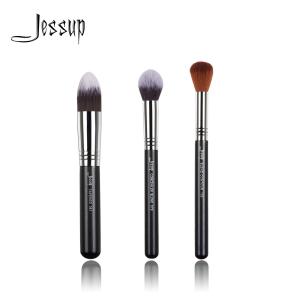 China Tapered Rush Head 3pcs Face Makeup Brush Set Concealer Blend Contour wholesale