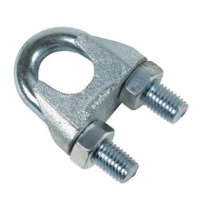 China Wire Rope Clamps DIN 1142 8mm Stainless Steel Fitting Clip For ZINC Finish Clamps wholesale