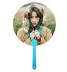 Customized Lenticular 3D Animation Korea KPOP Idol Flip 3d Hand Fan Transparent