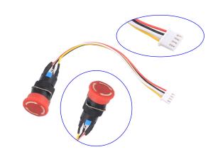 China Emergency Stop Button 2.5mm Custom Wiring Harness wholesale