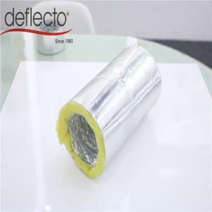China Glass Wool Insulated Flexible Air Duct 10 Meters Flexible Insulated Duct Hose wholesale
