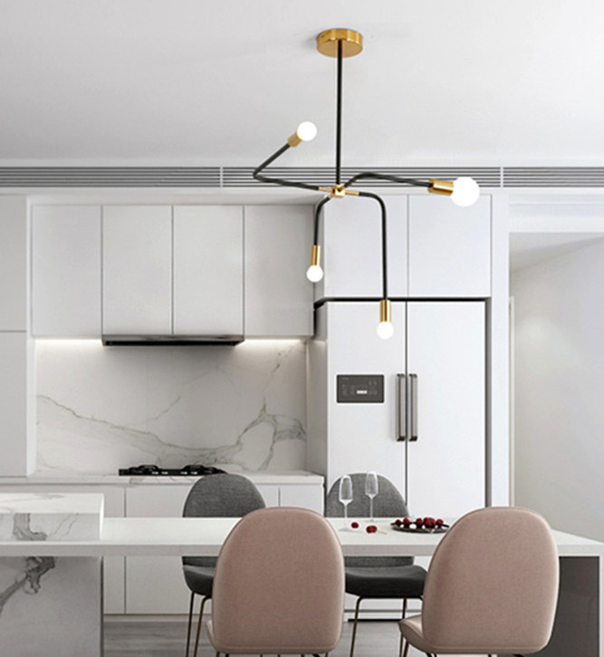 Nordic Simple Restaurant Glass Chandelier Creative Dinning Room Beaubien Chandelier(WH-MI-371)