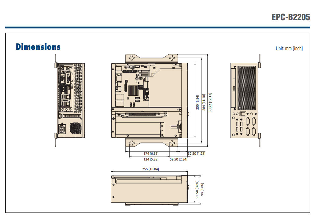 Advantech Embedded PCs EPC-B Series EPC-B2205 new and 100% Original ,price favorable Ready to Ship