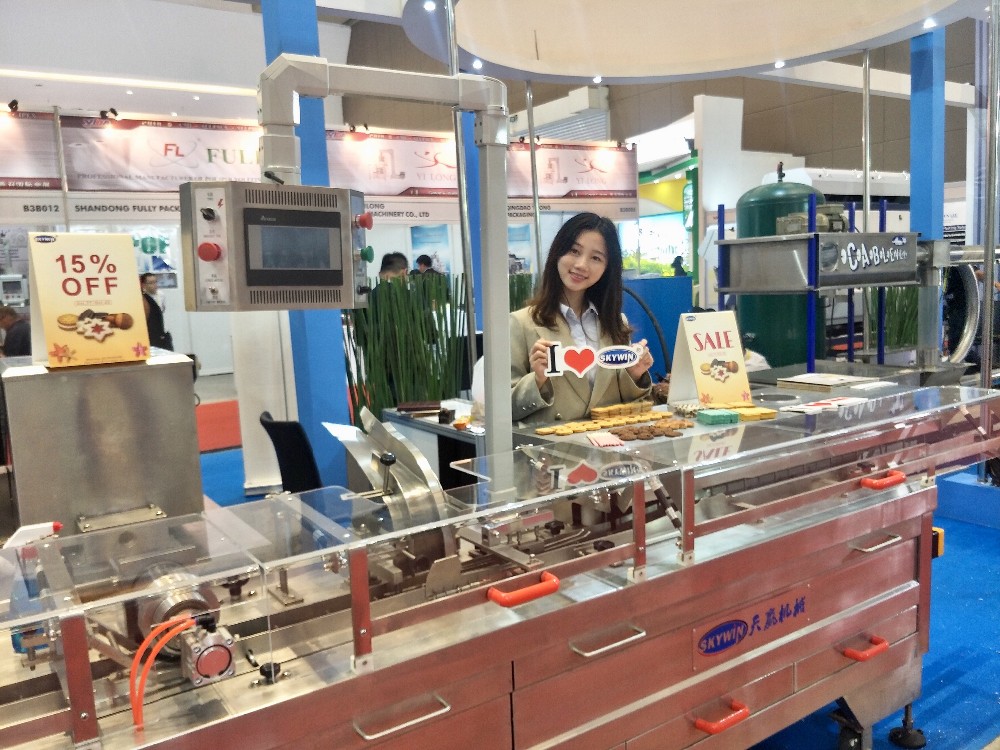50-1500kg/Hr Working Width 1200mm Automatic Cookie Making Machine