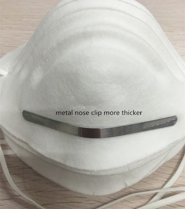 Single Ply Disposable Dust Masks Melt-Blown Fabric Face Mask with Adjustable Nosepiece