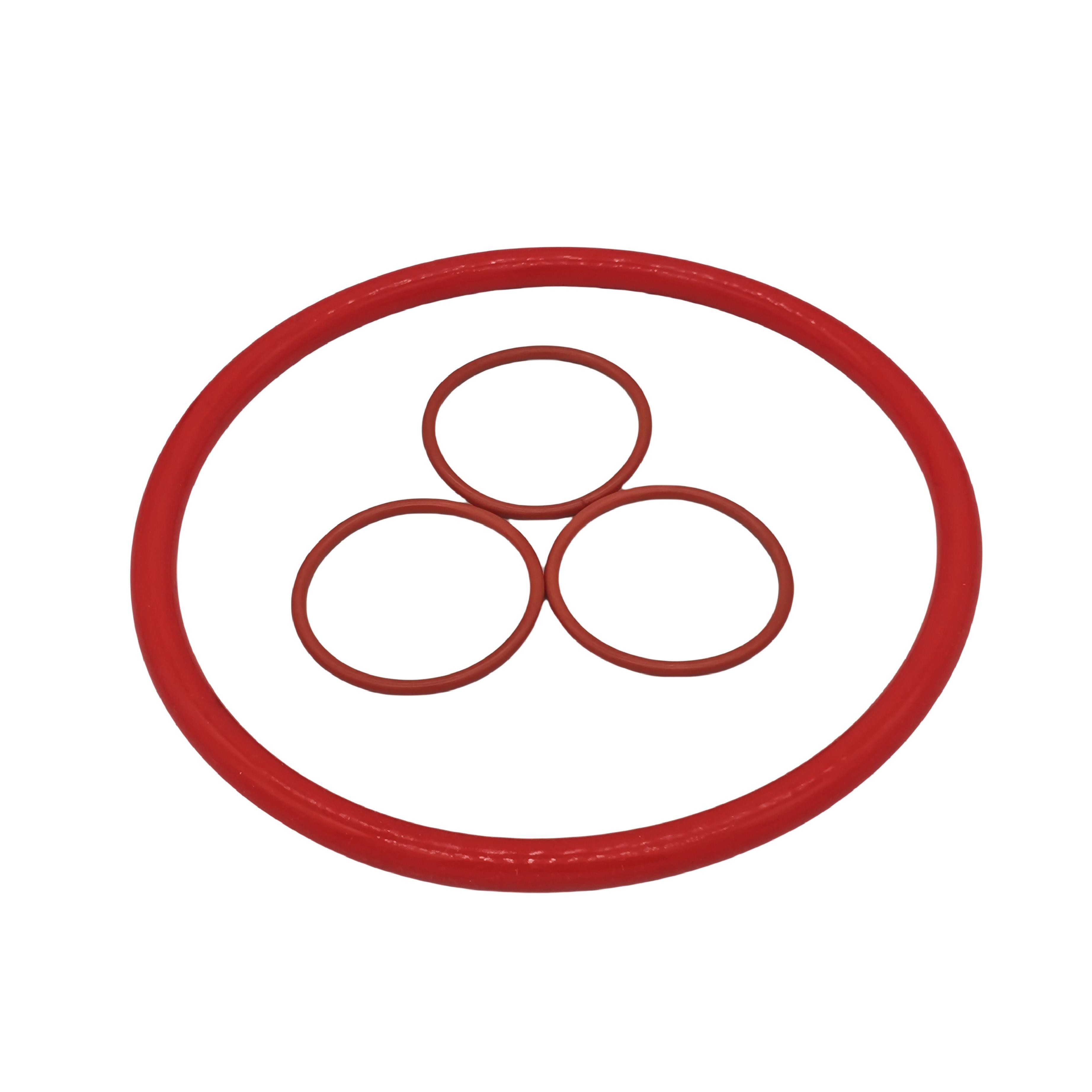 Custom Service Eco Friendly Silicone Rubber O Rings With 500 Psi Tensile Strength