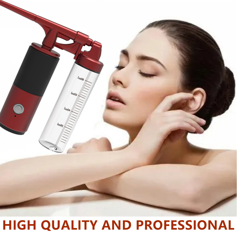Handheld Oxygen Injector 8W Oxygen Facial Nano Mist Sprayer Mister Device