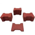 Anti Slip Horse Stable Floors Driveway Dog Bone Recycled Rubber Flooring Tile