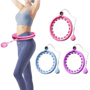 China Home Weighted Smart Hula Hoop , Fitness Hula Hoop With Ball wholesale