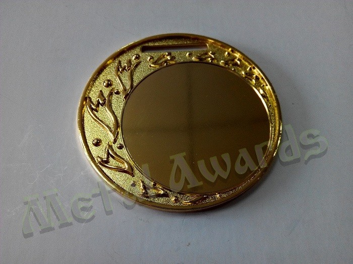 Shiny Gold Plating Custom Engraved Medals For Children One Side / Two Side Design