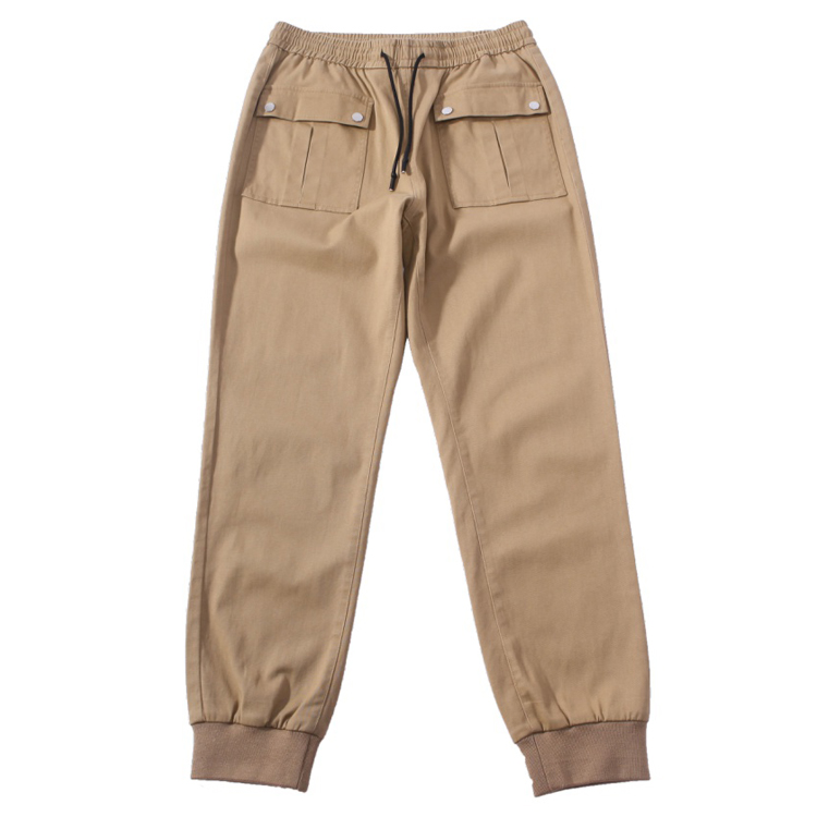 Fashion Mens Leisure Pants , Mens Casual Trousers Elasticated Waist