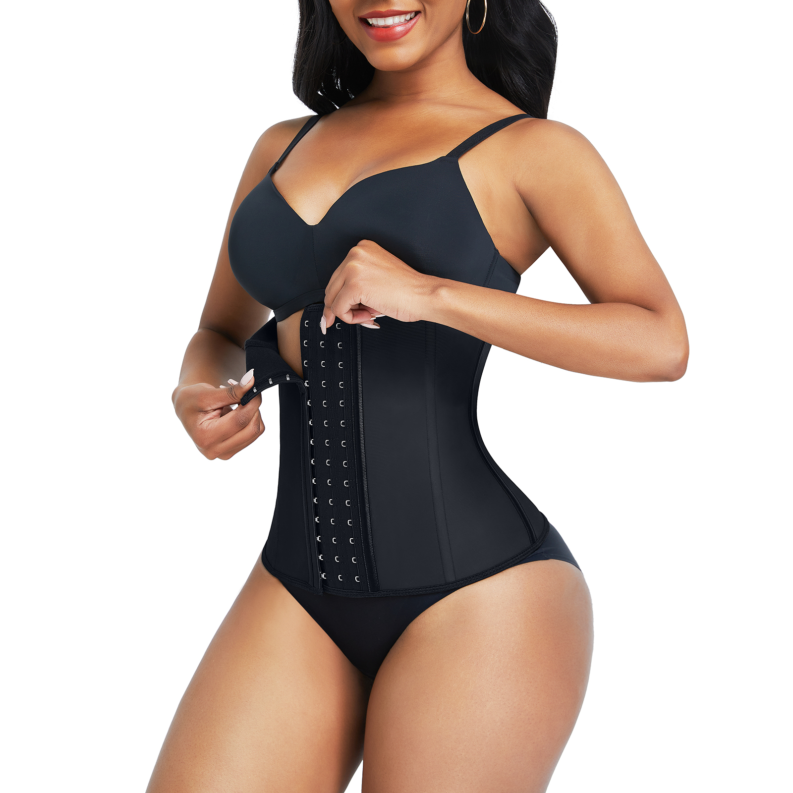 Women's QUICK DRY Waist Trainer Neoprene Body Shaper Three Belt Slimming Sheath for Tummy