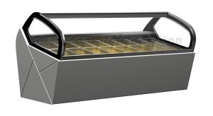 China 16 Pans Ice Cream Display Freezer wholesale