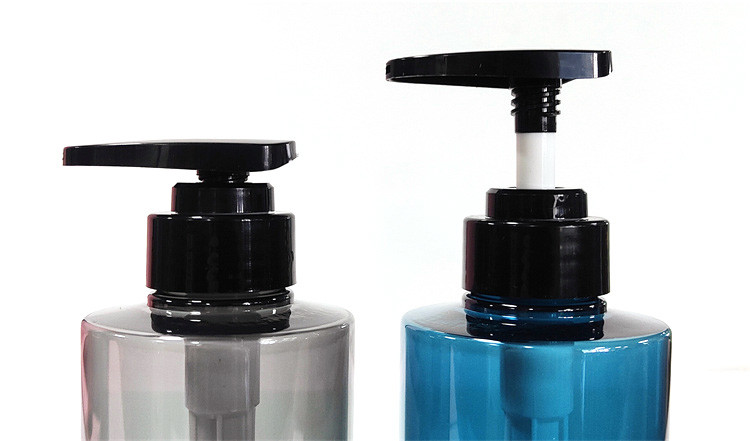 Shampoo 300ml 500ml Cosmetic Lotion Pump Bottle Green Amber Boston Round