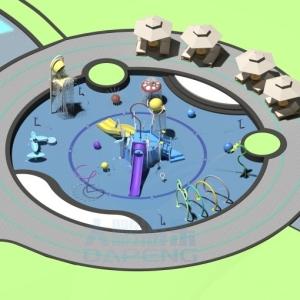 China New Design Water Games Splash Pad Playground Outdoor Small Aqua Park Equipment Modern for Children wholesale
