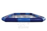Blue Color Large Inflatable Swimming Pool / Airtight Pool For Kids