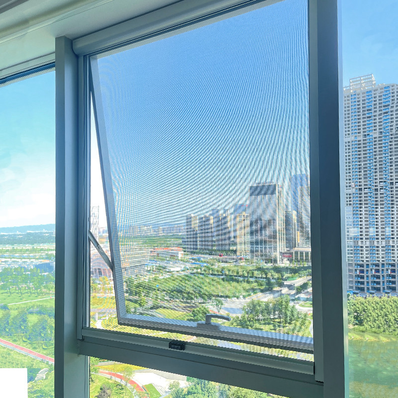 Aluminum Casement Window Roller Screen Window Hot Sell Screen Window