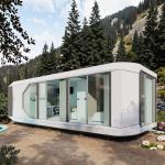 Intelligent Prefabricated Steel Mobile Capsule House / Capsule Cabin House