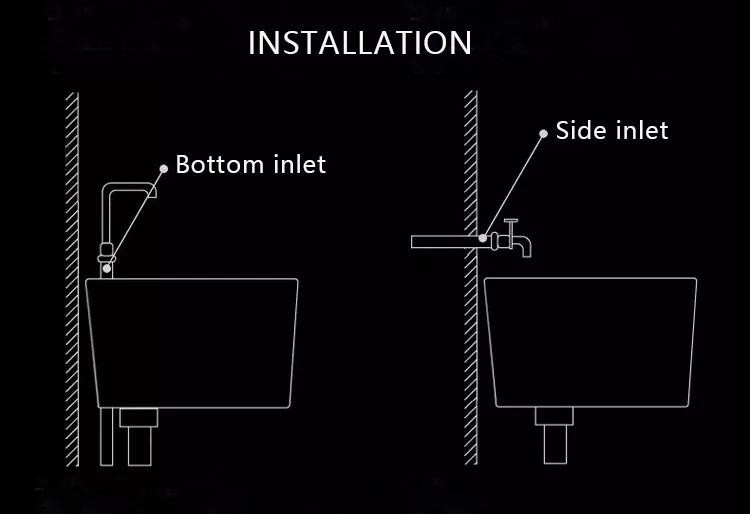 ABS Instant Electric Heating Water Faucet LCD Temperature Display