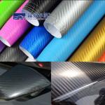 Self Adhesive PET Vinyl Film Carbon Fiber Wrap Durable 2D 3D 4D 5D 6D High