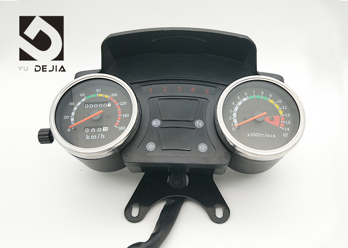 Oriental Red F2 Motorcycle Digital Speedometer Odometer High Beam Turn Around