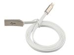 Metal Head Micro Flat USB Cable 3D Zinc Alloy For Samsung With Length 100cm
