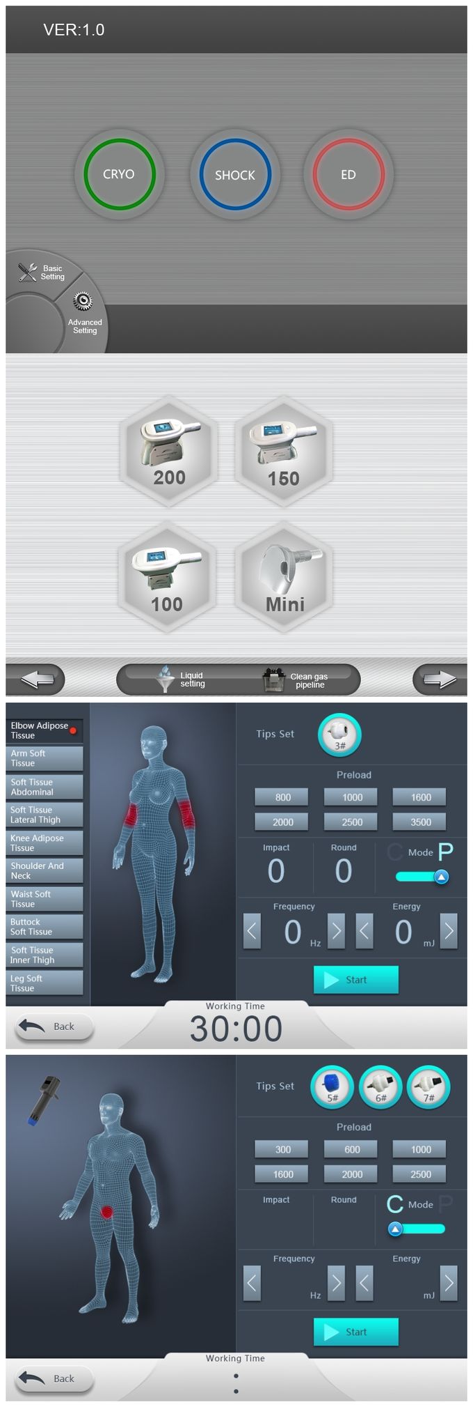 Cool wave body slimming shockwave therapy cryolipolysis machine Erectile Dysfunction