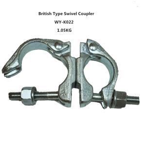 China Original , silver 360 Degrees scaffold swivel coupler / clamps Q235 wholesale