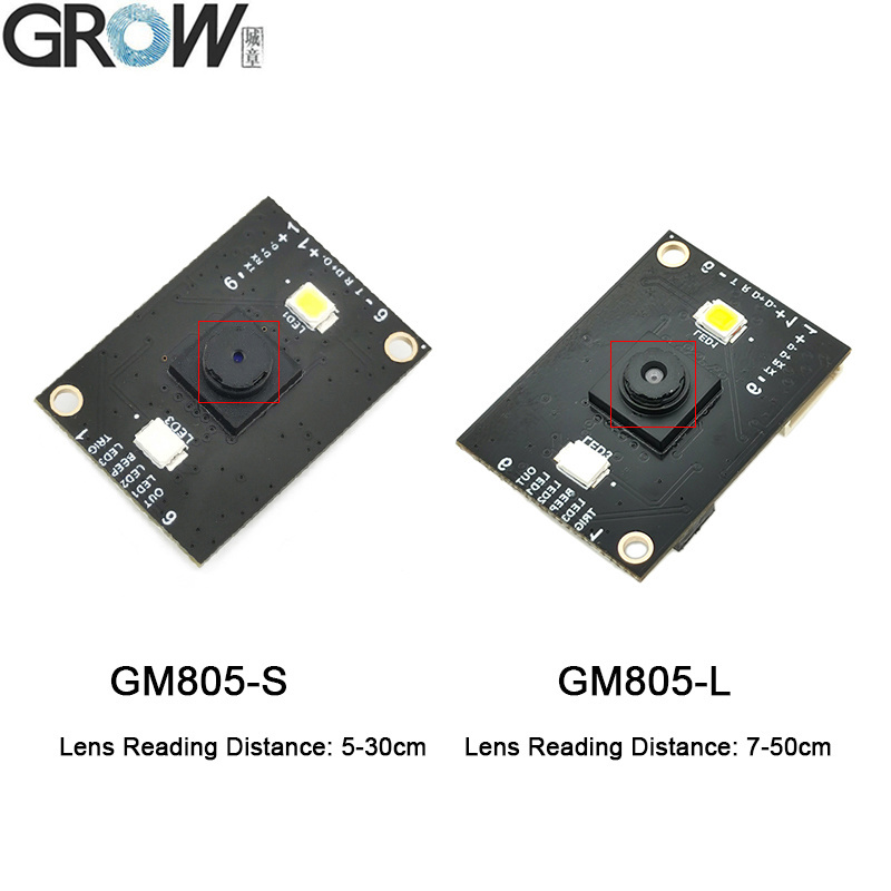 Grow GM805 Series DC5V USB/Ttl232 Barcode Scanner 1d/2D Qr Bar Code Reader