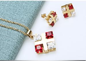 China Clear Quartz Crystal Applique Crafts , Delicate Jewelry Necklace &amp; Earrings wholesale
