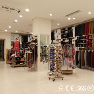 China Clothes Shop Fitting Wood Shelf For Shop wholesale