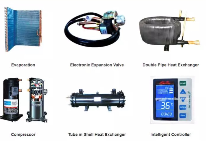 Small Home Water Source Heat Pump / Standard Compressor Warm Heat Pump