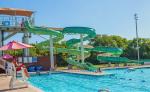 Outdoor Commercial In Ground Swimming Pool Small Fiberglass Water Slide