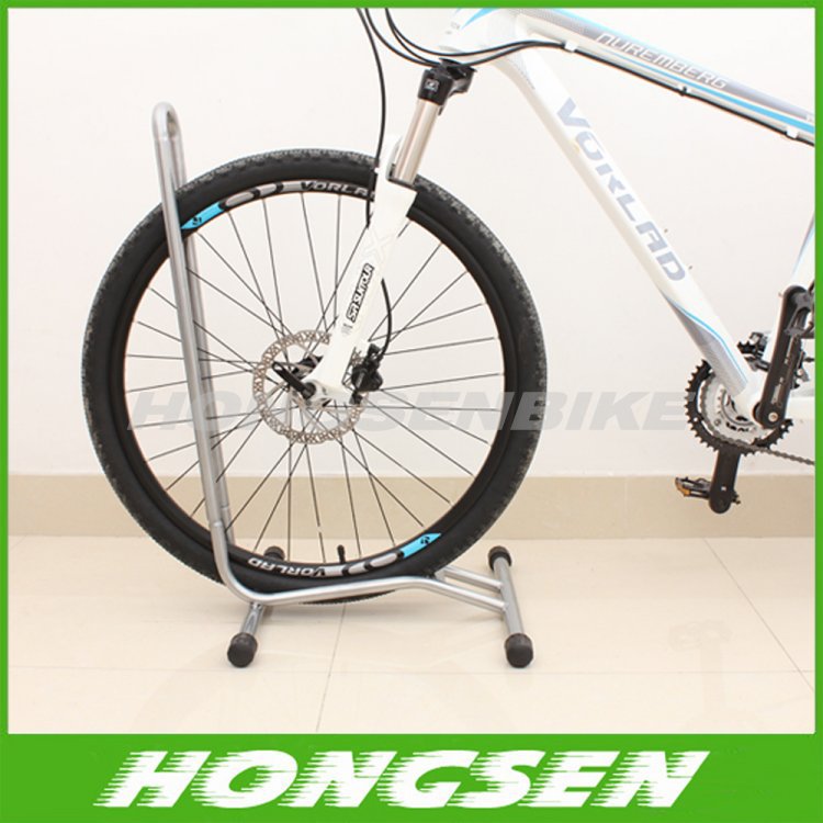L shaped mountain bike parking Round feet bracket/rack
