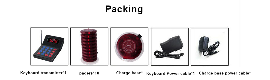 wireless long range restaurant electric remote control vibrators coaster pager for calling guest to pick up order