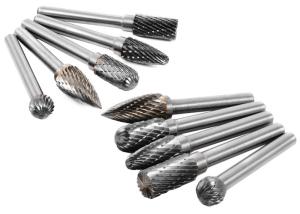 China Erosion Resistant Tungsten Carbide Rotary Burrs Round End Abrasive Grinder Head wholesale
