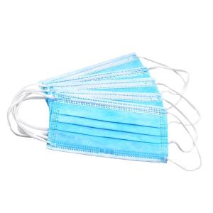 China Melt Blown Fabric Grade Disposable Surgical Mask Protect Dust In Blue Color wholesale