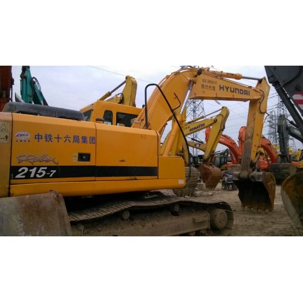 Quality Used R215-7 HYUNDAI excavator for sale for sale