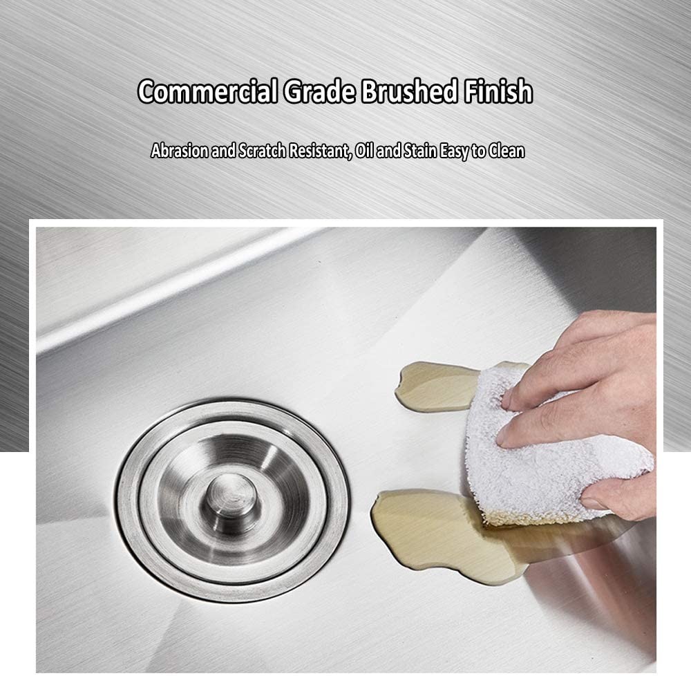 Latest Invention Above Counter Stainless Steel 304 Double Bowl Kitchen Sink With Drainboard