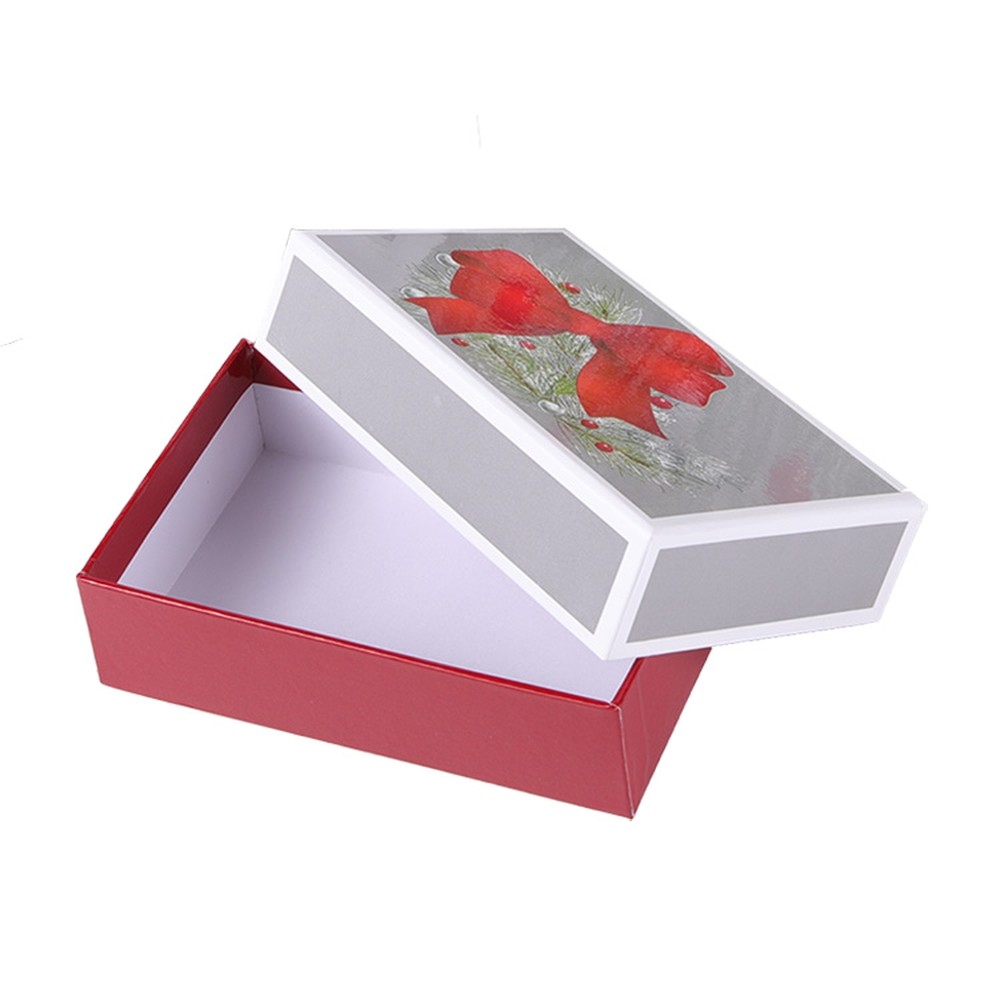 Set Of 6 Assorted Sizes Christmas Nesting Gift Boxes With ISO9001