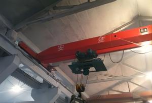 China 10Ton Single Girder Electric Overhead Traveling Charging Crane Remote Control wholesale