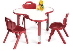China classroom furniture for kindergarten, student table and chair, nursery school furniture suppliers wholesale