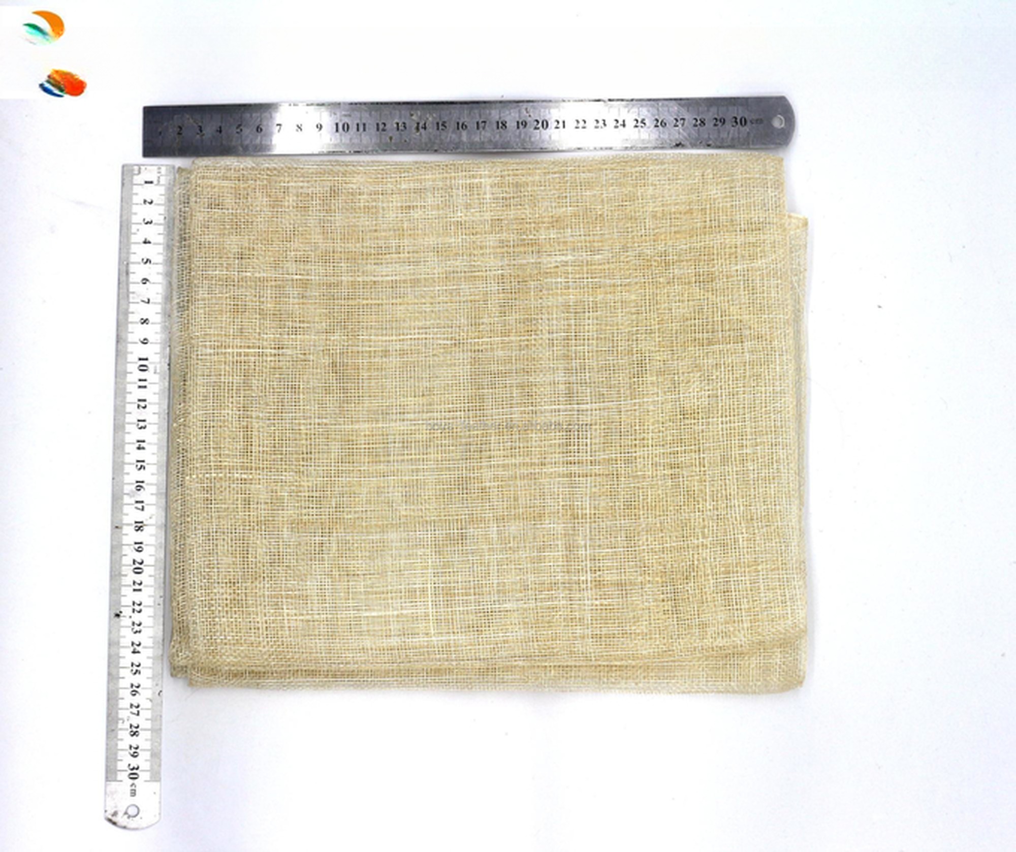 Dyed Goose Feather Sinamay Fabric for Hat Decoration and Millinery Supplies