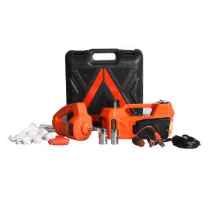 China 3 ton Flat tire changing kit, 12V Electric car jack &amp; impact wrench wholesale